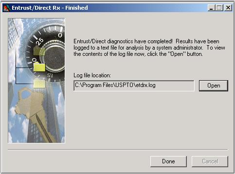 diagnostics finished