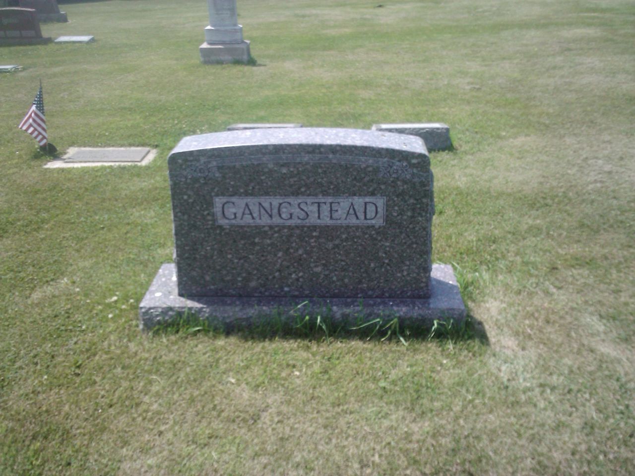 Gangstead family marker